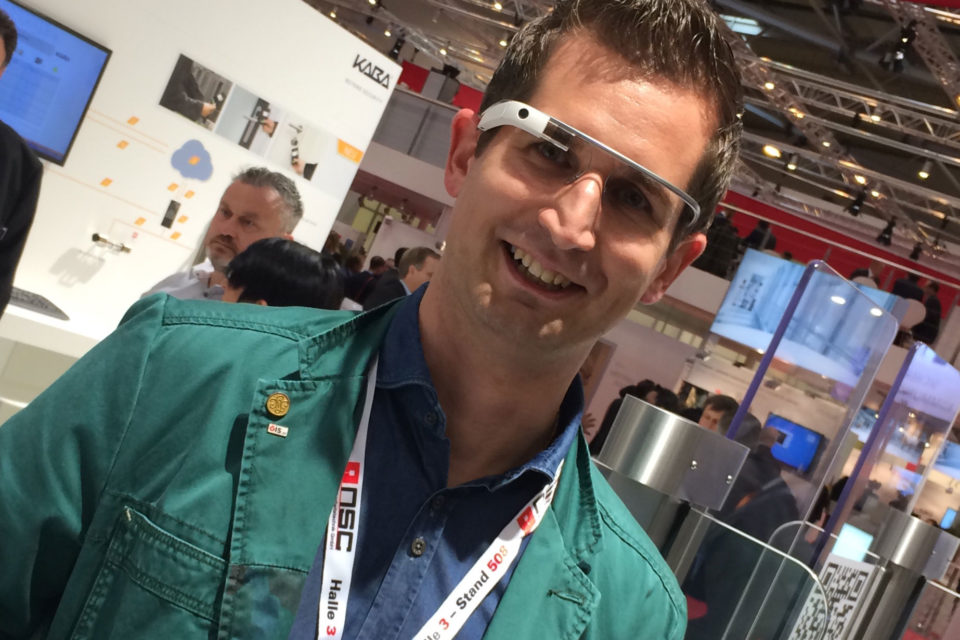 Ing. Markus Lintner mit Google-Brille